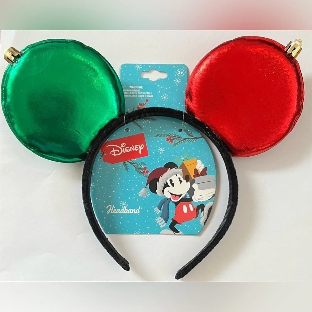 NWT Stitch from Lilo & stitch & Mickey Mouse Christmas headbands-2 total